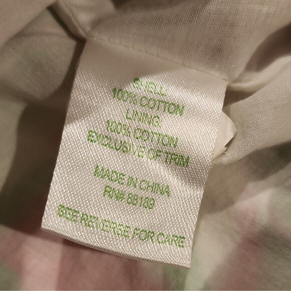 LILLY PULITZER Annabelle Floral Halter Top Tank Women's 2 Pink/Green Resortwear - Picture 5 of 10